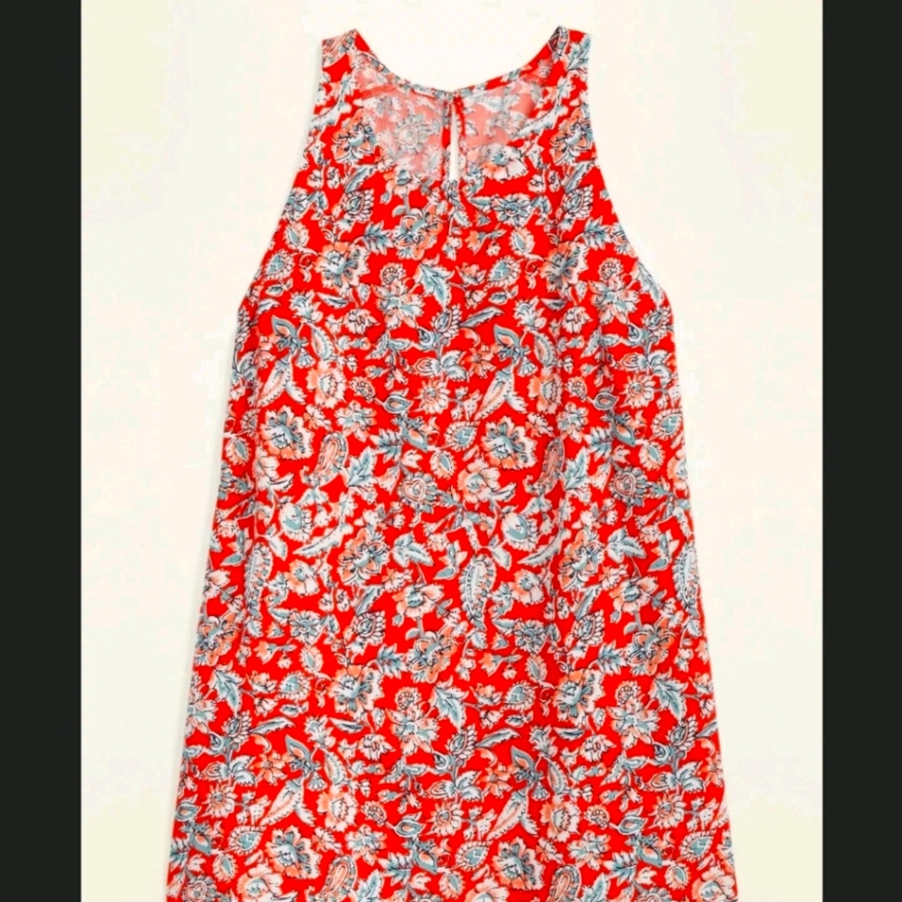 OLD NAVY Womens Red Floral Blouse Size M - New